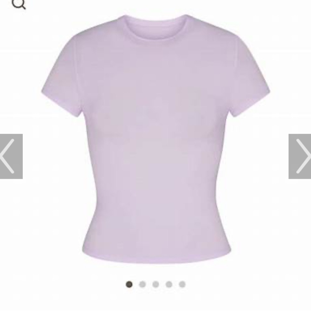 SKIMS Lavender Short Sleeve Women's Tee